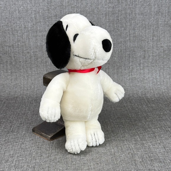 Vintage United Syndicate Snoopy Plush‎ Toy Plush with Red Ribbon 11" - Picture 2 of 9